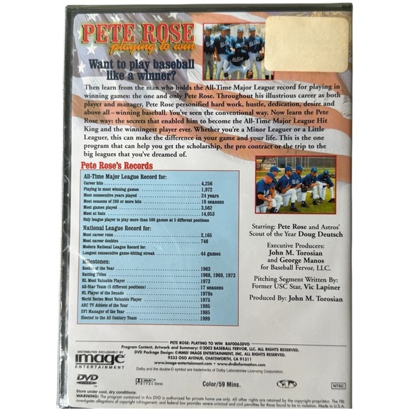 Pete Rose Playing To Win. Limited Edition Pete Rose Collector’s Card Inside!! - Picture 2 of 2